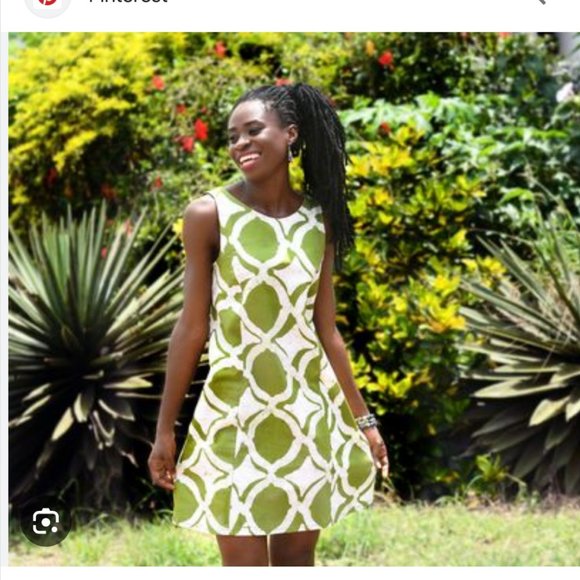 Global Mamas Hand Made In Ghana 100% Cotton printed Dress Sz Medium - Picture 6 of 8